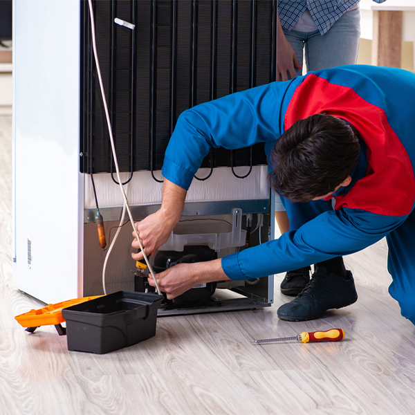 how much do you charge for refrigerator repair services in Portlandville